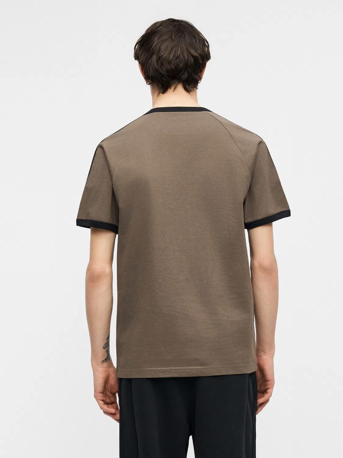 Футболка Adidas Originals, коричневый — фото 3