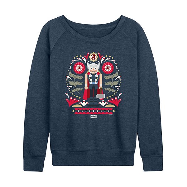 

Женская толстовка с длинным рукавом thor nutcracker french terry Marvel, Heather Indigo, Фиолетовый, Женская толстовка с длинным рукавом thor nutcracker french terry Marvel, Heather Indigo