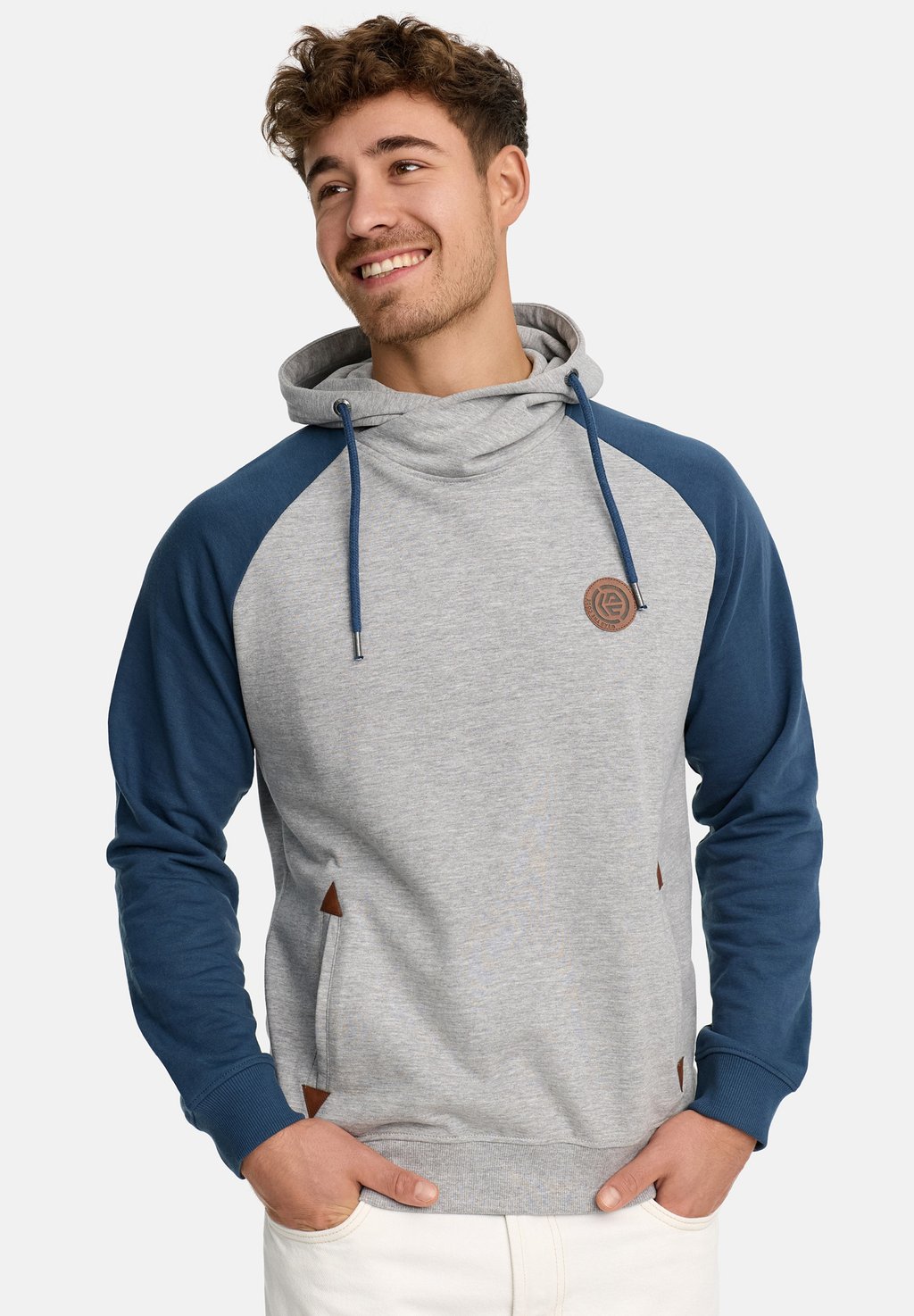 

Толстовка ROWLAND con cappuccio INDICODE JEANS, серый