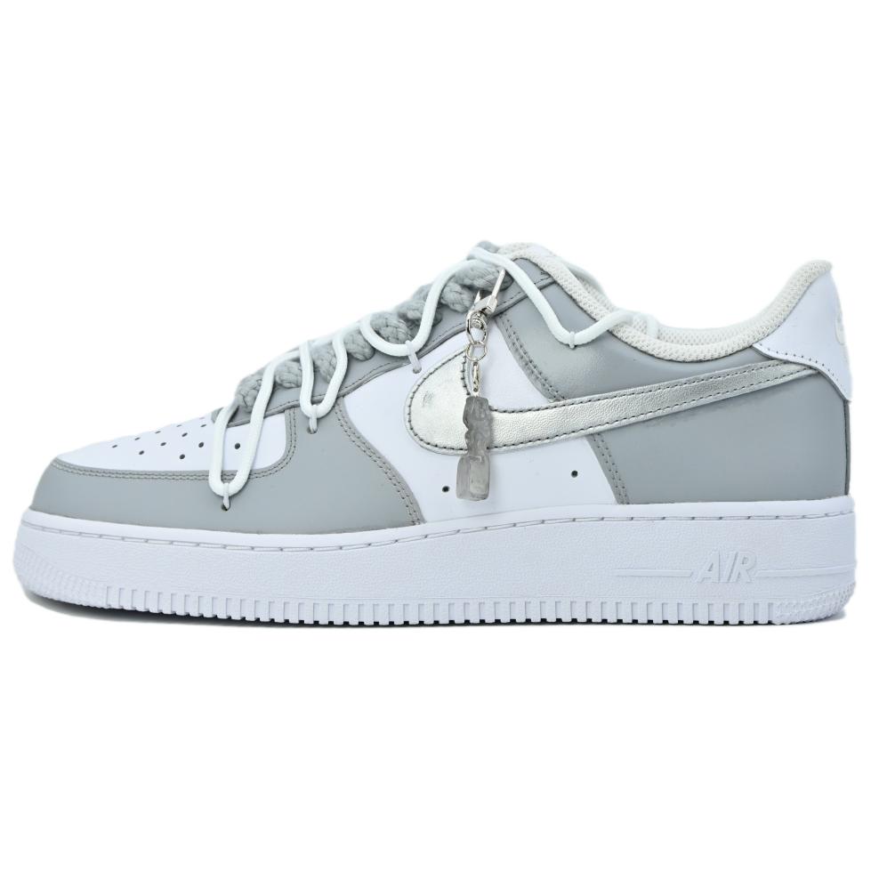 

Кроссовки Nike Air Force 1 Skateboarding Shoes Women's Low-top White/Silver, белый