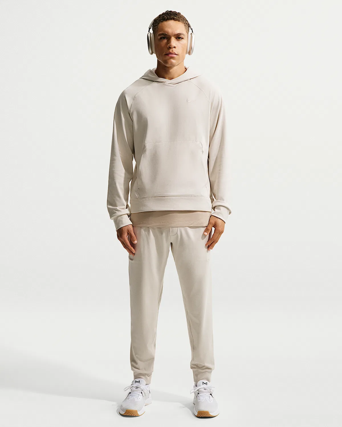 Мужские спортивные штаны Nike Primary NanoKnit Dri-FIT с защитой от УФ, Light Orewood Brown/Sail/Heather/Light Orewood Brown