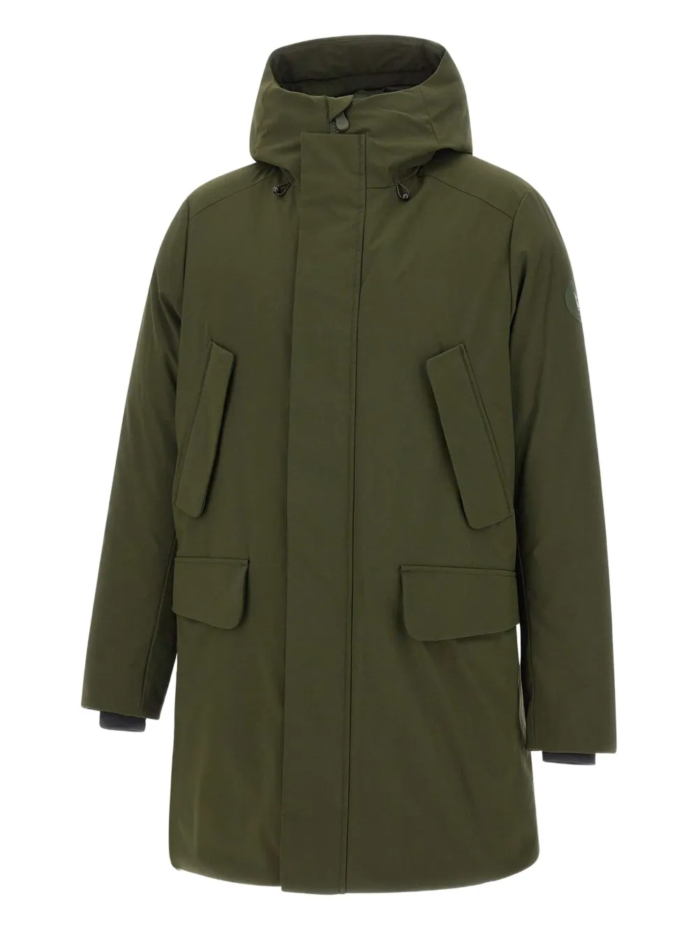 

Пуховик-парка с капюшоном Save The Duck, зеленый