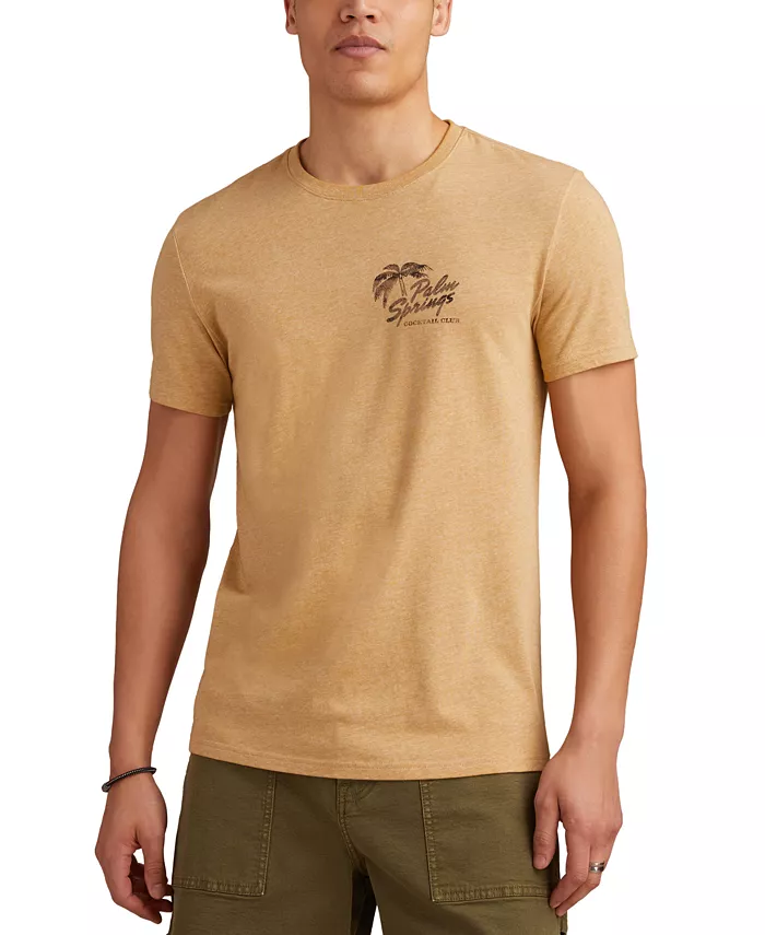 

Мужская графическая футболка с коротким рукавом Palm Springs Venom Elixor Lucky Brand, коричневый