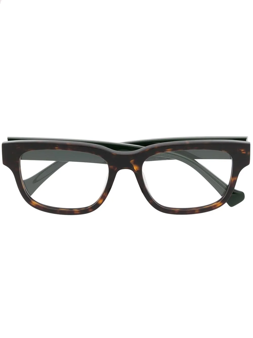 

Очки черепаховой расцветки с логотипом Gucci Eyewear, черный