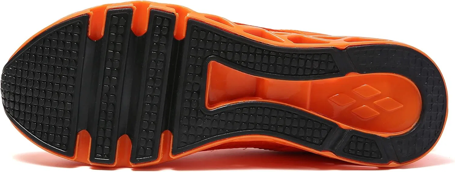 Мужские беговые кроссовки TSIODFO для спортивной ходьбы, Orange — фото 4