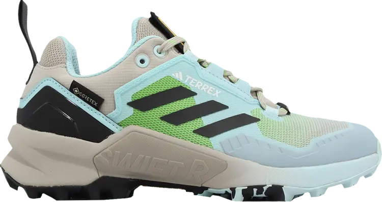 Кроссовки National Geographic x Wmns Terrex Swift R3 GORE-TEX 'Flash Aqua', синий