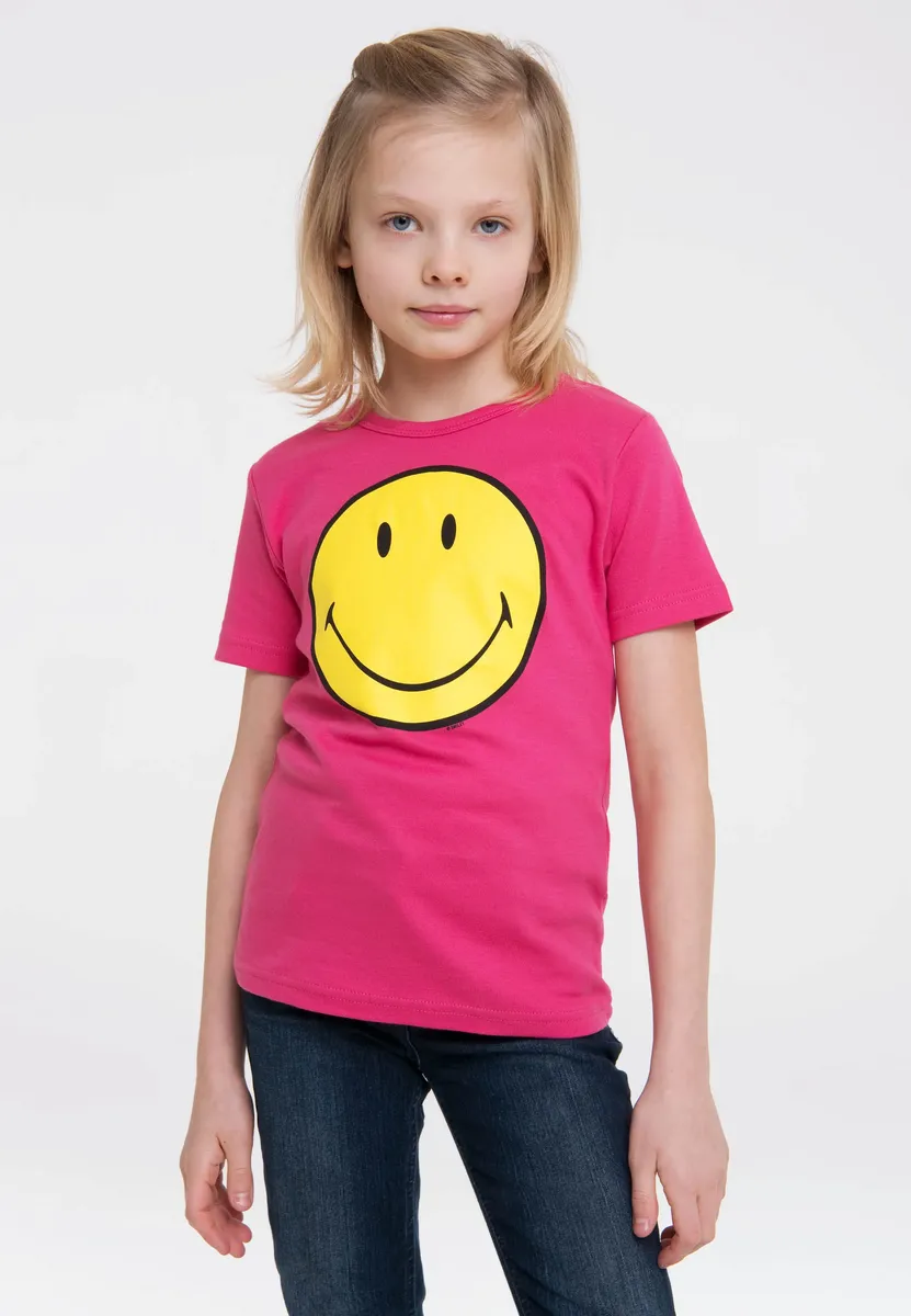 

Logoshirt Футболка "Смайлик" с великолепным смайликом, розовый