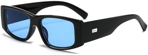 

Солнцезащитные очки Rivet Summer Retro в маленькой оправе с защитой от УФ-излучения UV400, женские, в стиле ретро-панк, прямоугольные, солнцезащитный козырек MTZJH, Blue