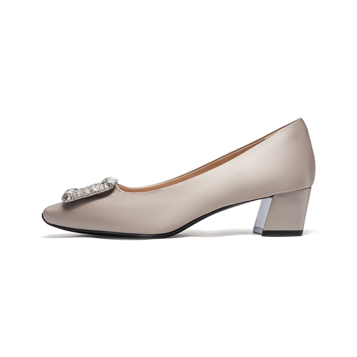 Туфли на высоком каблуке для женщин ST&SAT, Silver Gray