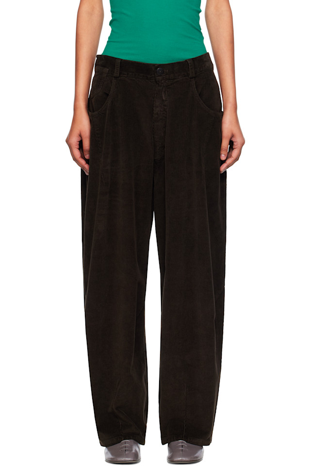 

Мешковатые брюки из вельвета Cordera, коричневый