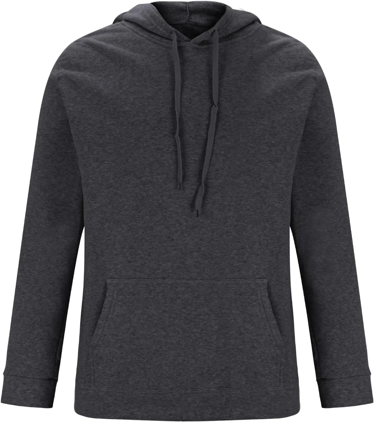 Мужская худи классическая, свободная, с капюшоном, на молнии, Dark Gray — фото 4
