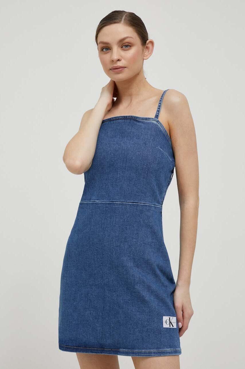

Джинсовое платье Calvin Klein Jeans, синий