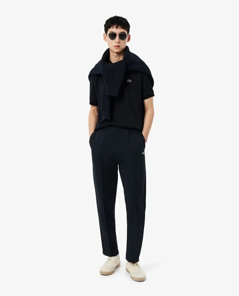 Классическая мужская футболка LIGHT с коротким рукавом Lacoste, черный — фото 4