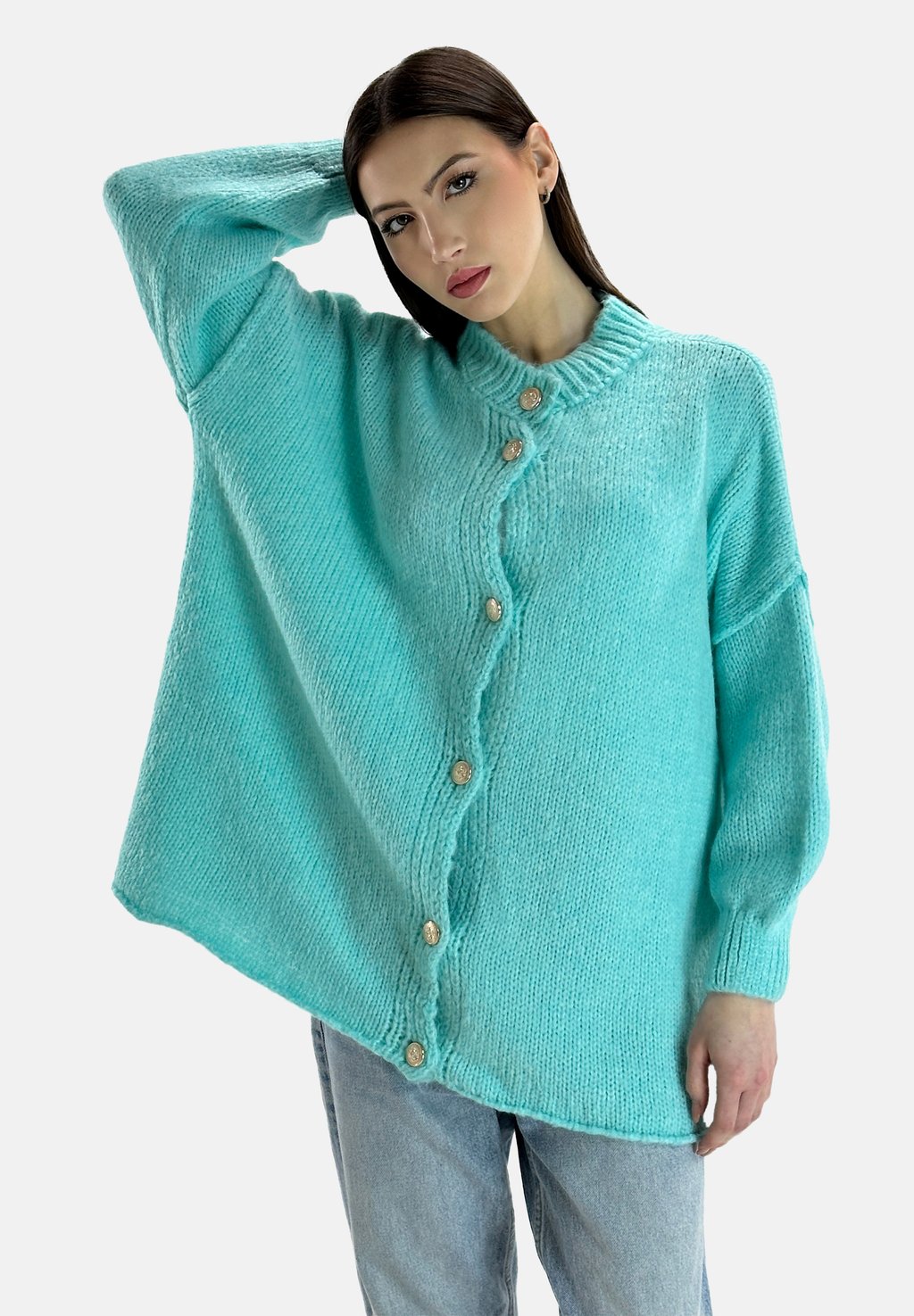 

Кардиган Elara, бирюзовый