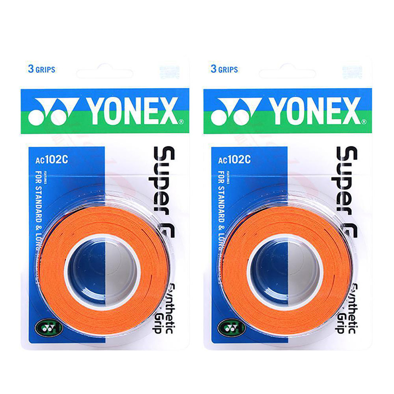 

Лента для рукоятки бадминтонной ракетки из полиуретана PU унисекс YONEX, темно-оранжевый (2-Pack)