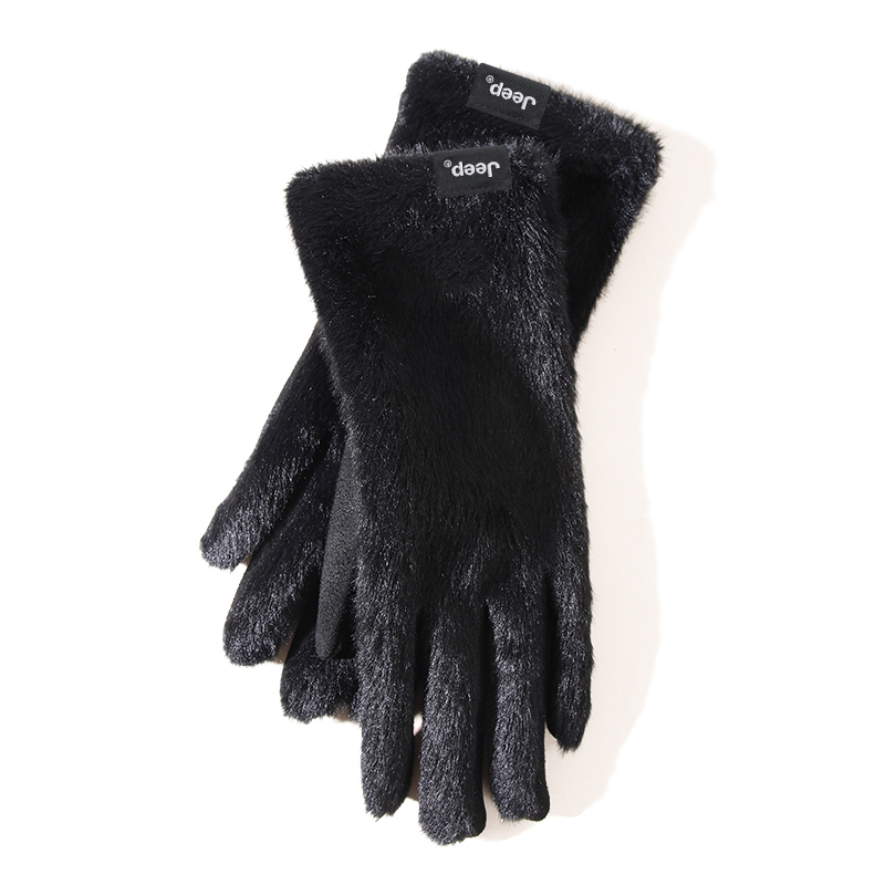 

Перчатки женские из полиэстера Jeep, черный