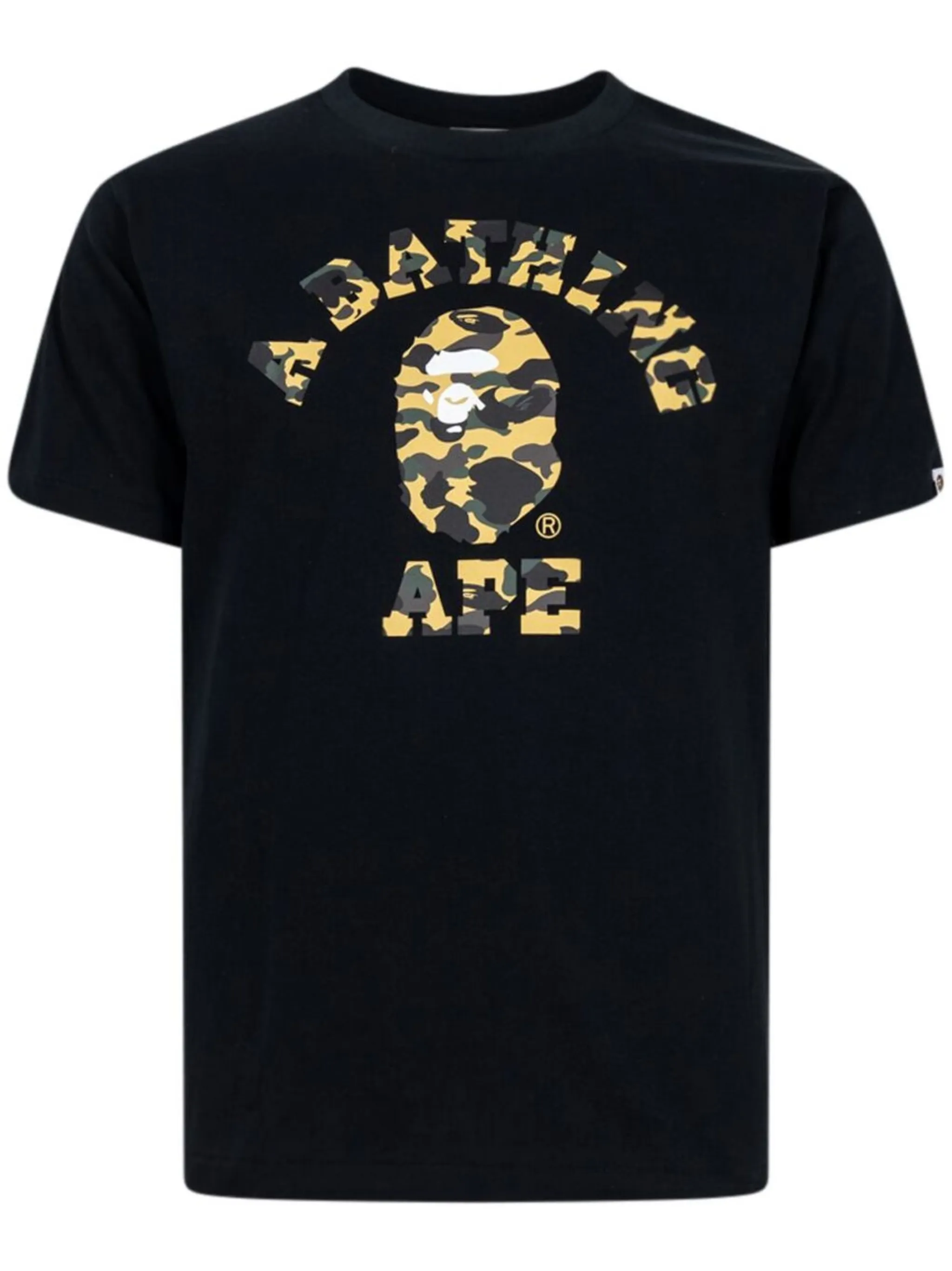 

Камуфляжная футболка Колледжа A Bathing Ape, черный