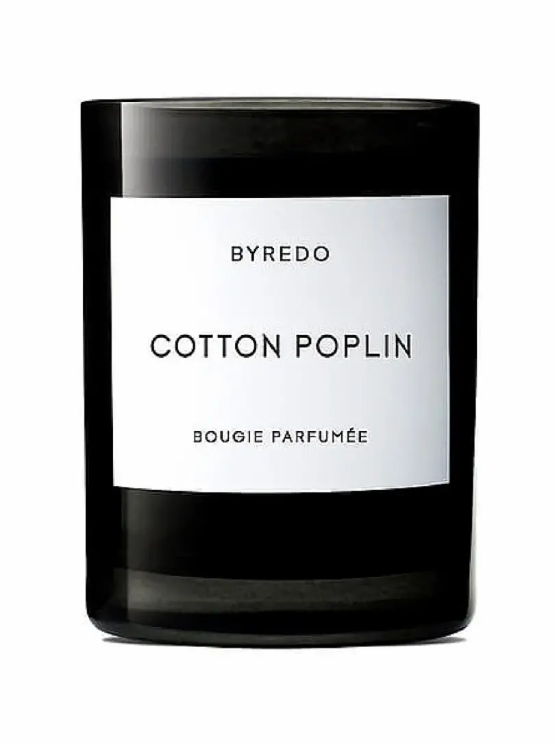 

Свеча ароматическая Cotton Poplin, 240 г Byredo