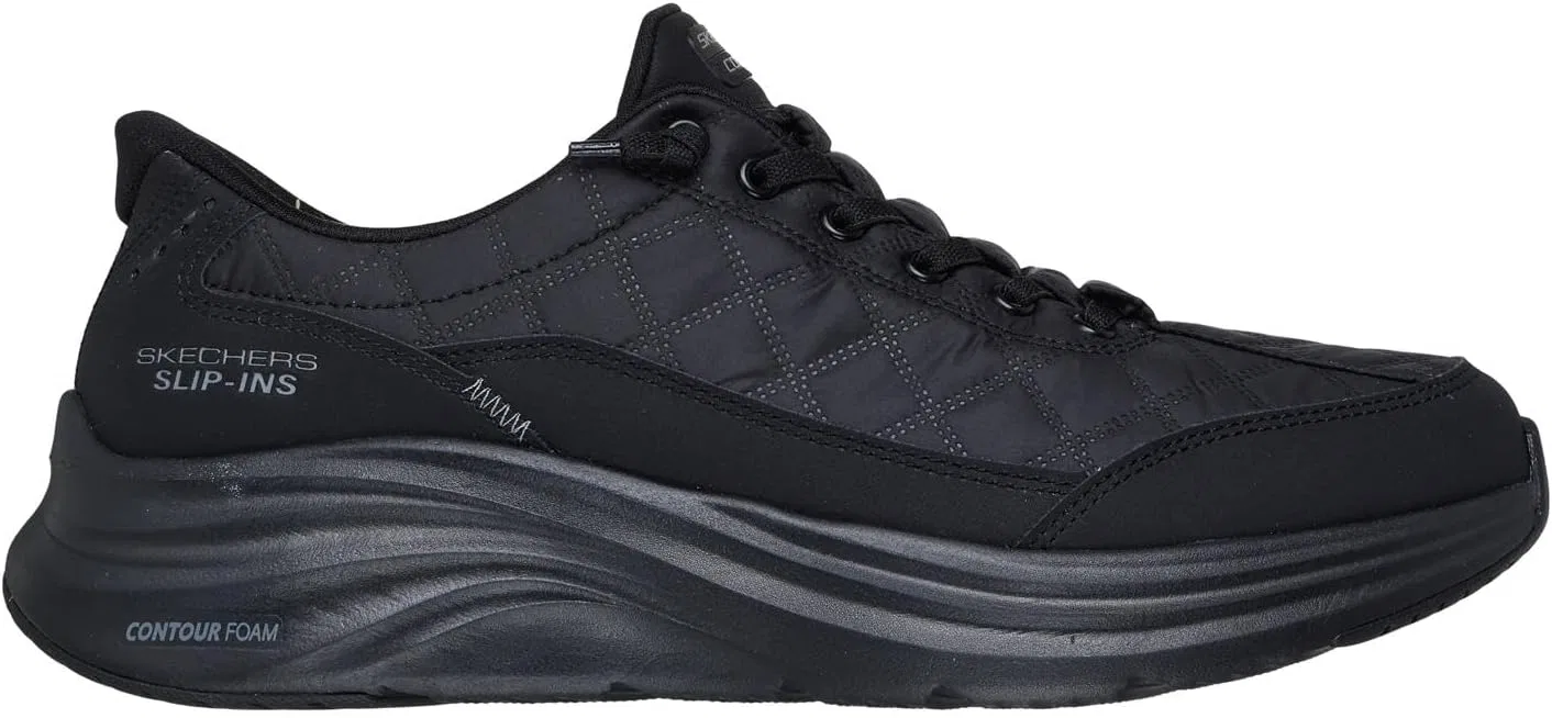 Мужские кроссовки Skechers 232619w, Black Mesh Duraleather Trim — фото 4
