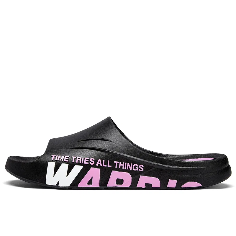 Шлепанцы спортивные WARRIOR Black Purple