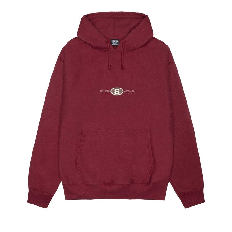 

Худи Stussy Worldwide Dot Hoodie, Wine