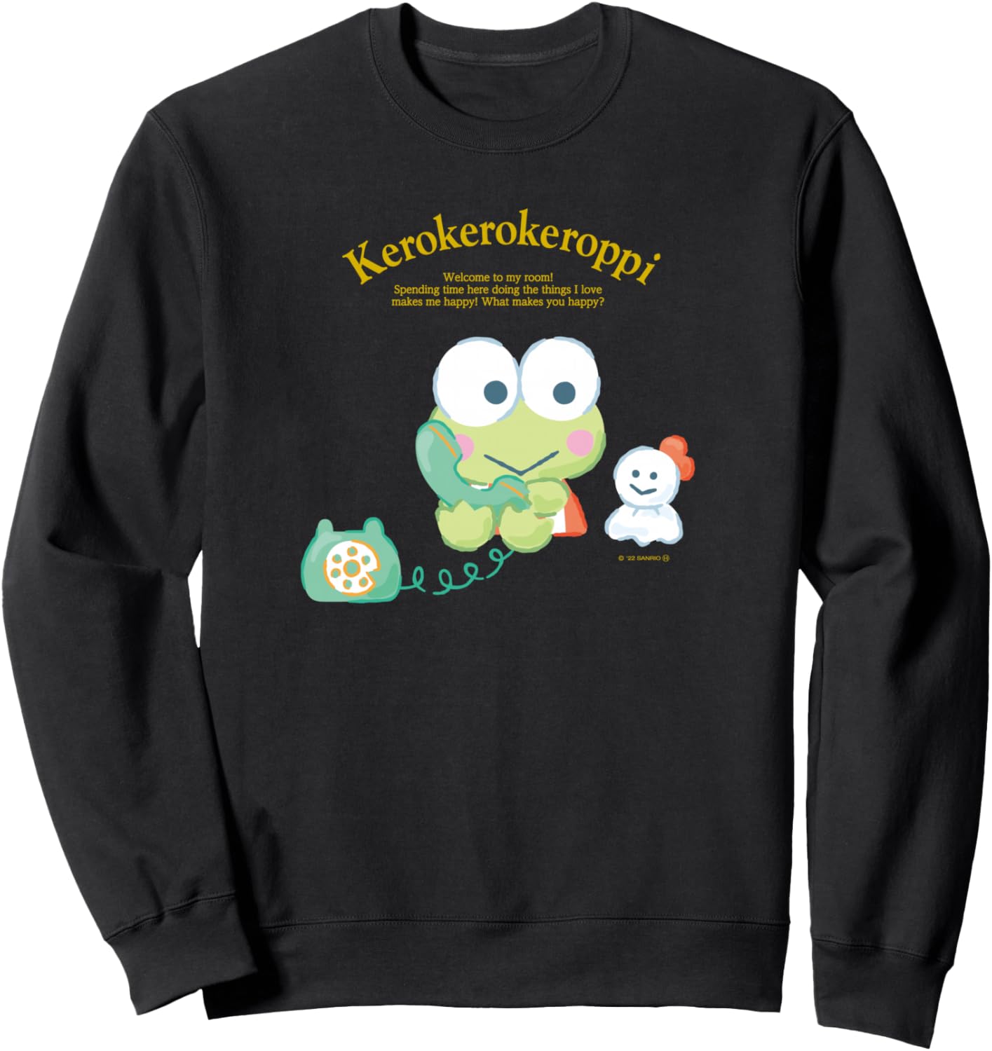 

Толстовка Kelokeropi Happiness My Room Sanrio (Watanabe), черный