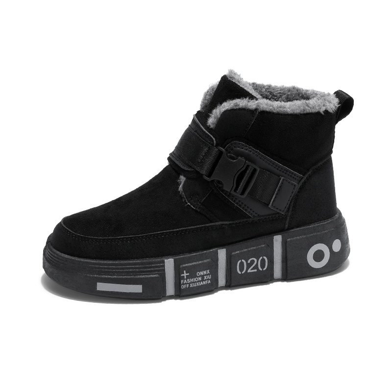 

Тёплые короткие зимние ботинки Unisex TONYBEAR, черный