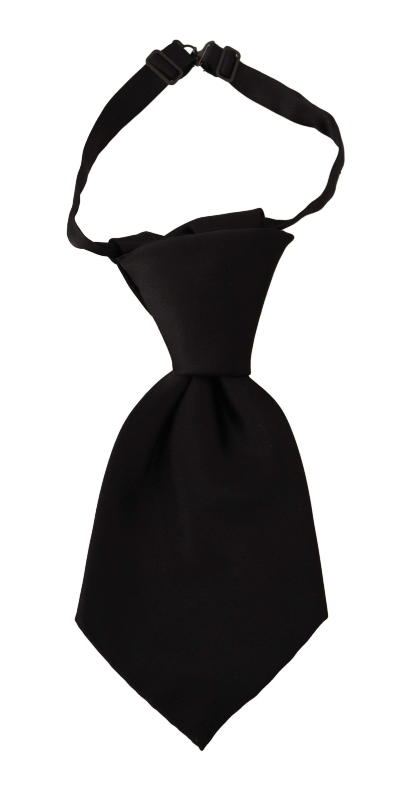 

Элегантный черный шелковый галстук - классический мужской аксессуар Dolce & Gabbana