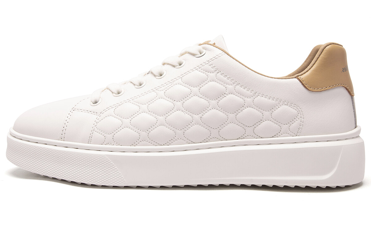 

Кроссовки Anthony Miles Lifestyle Shoes Men Low-top, цвет White earth yellow, Белый, Кроссовки Anthony Miles Lifestyle Shoes Men Low-top, цвет White earth yellow