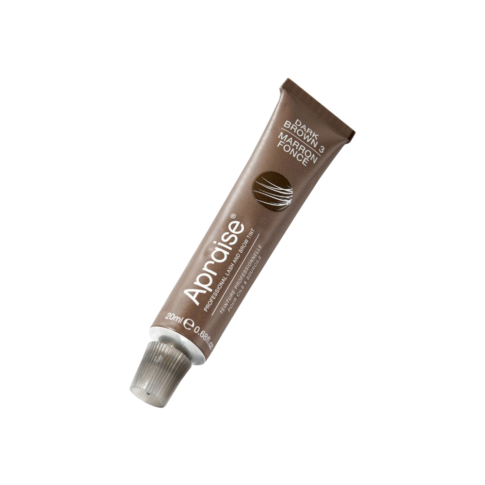 

Краска для бровей и ресниц professional lash and brow tint Apraise, цвет nr. 3 dark brown, 20 мл