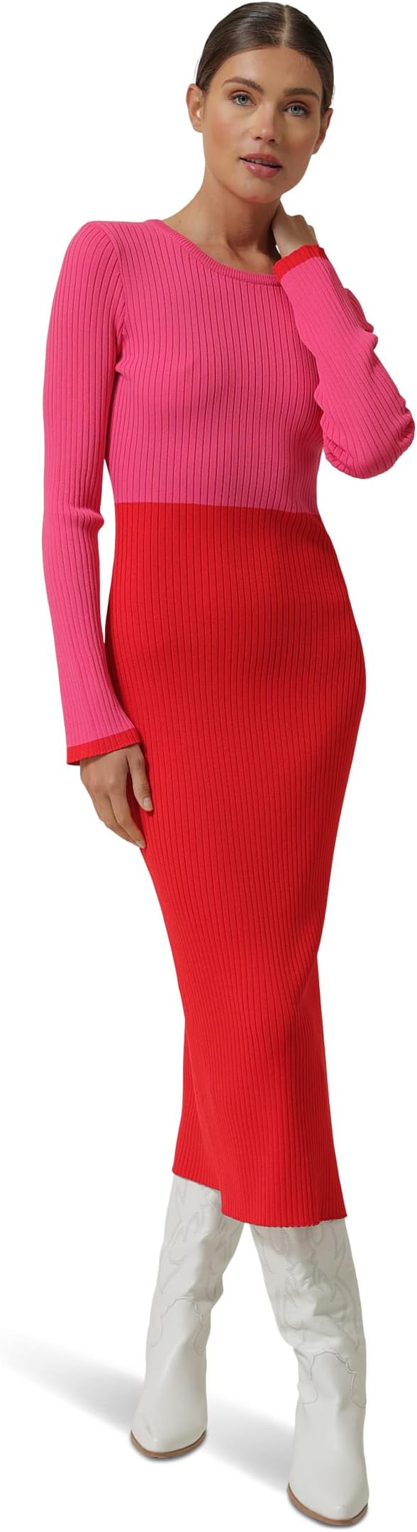 

Платье line and dot Frankie Dress, цвет Pink/Red