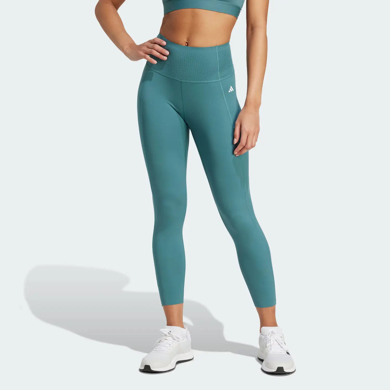 Эссеншиалс спортивные штаны женские Adidas, нежно-голубой — фото 3