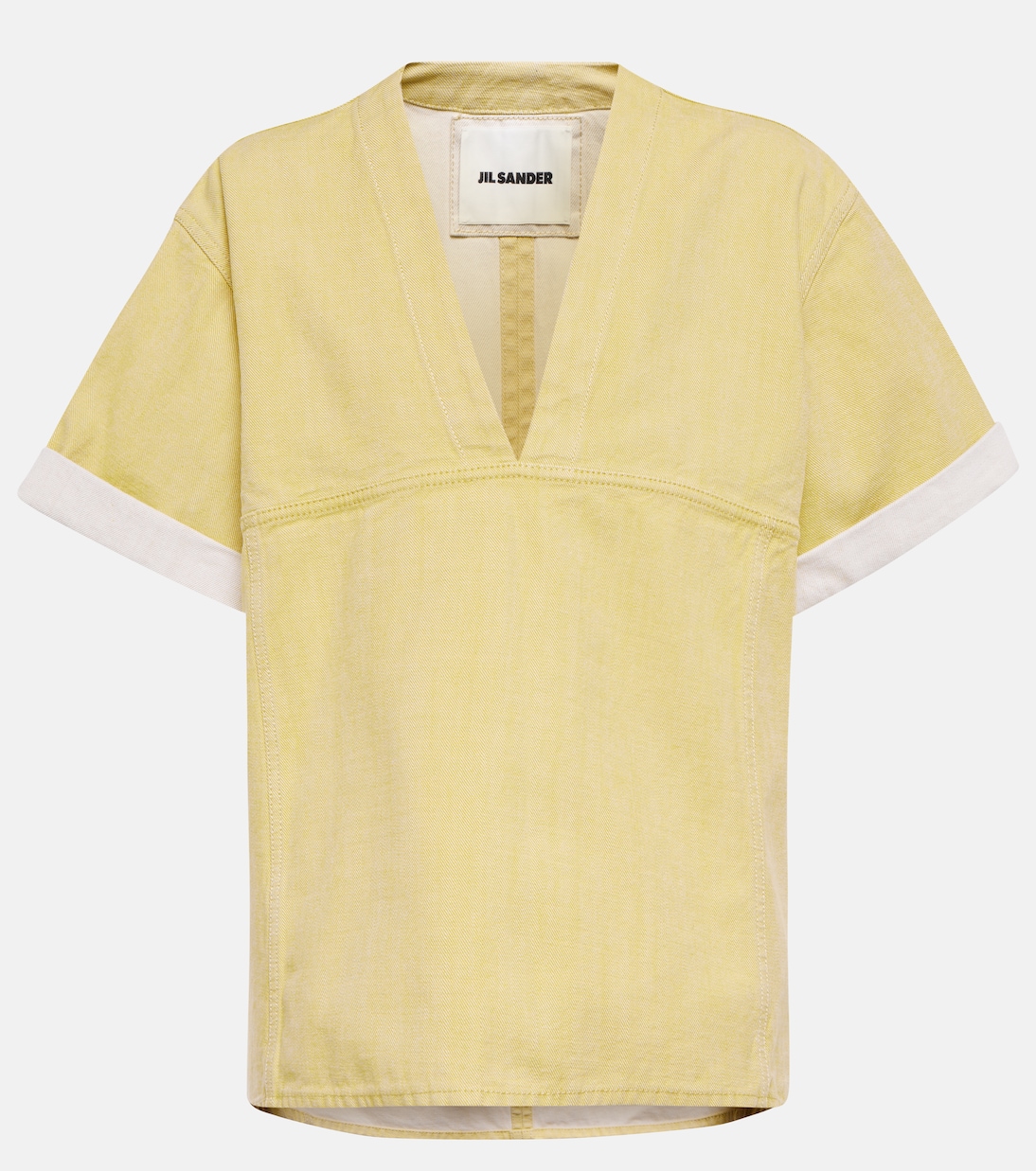 

Джинсовая блузка Jil Sander, желтый