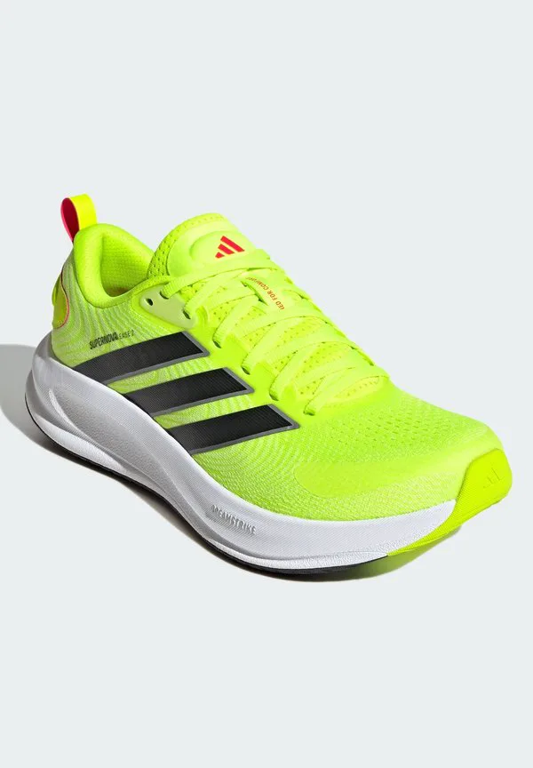 Кроссовки для бега по шоссе supernova ease 2 Adidas Performance, Lucid Lemon Core Black Lucid Red — фото 2