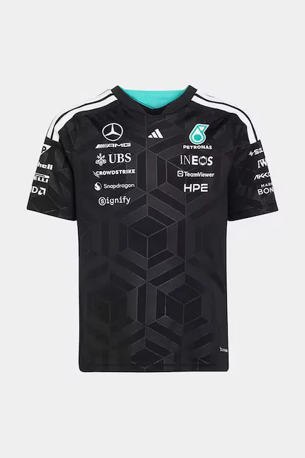 Футболка детская MERCEDES Adidas Performance, черный