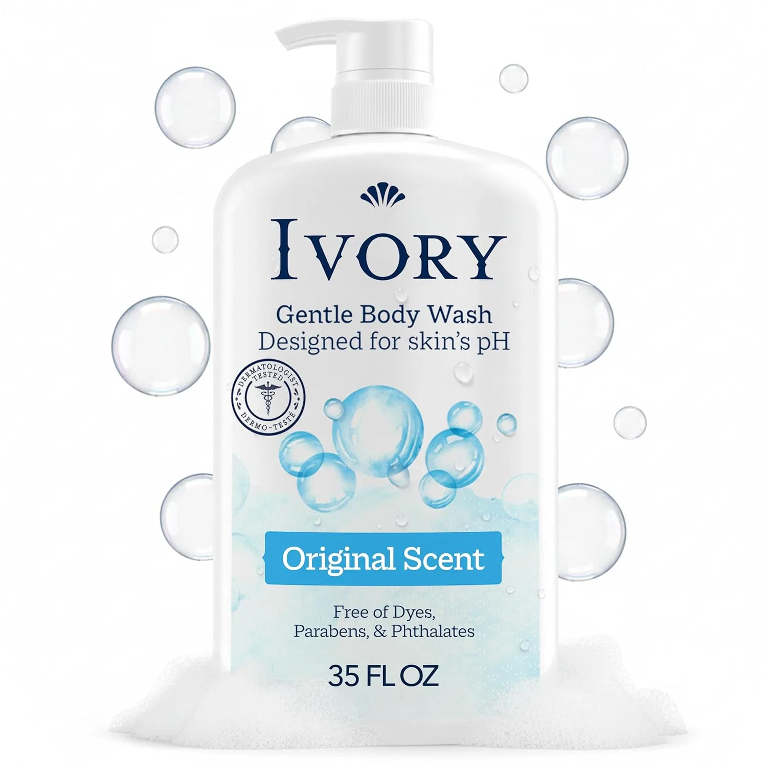 Гель для душа Ivory Original с помпой 1035 мл Ivory