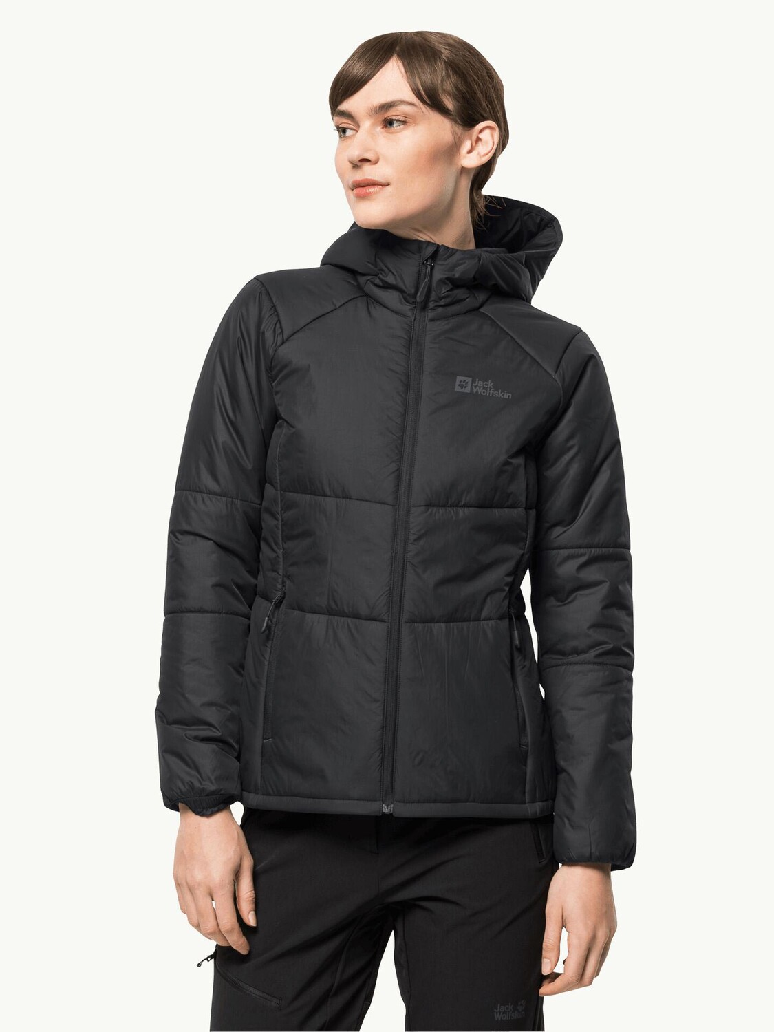 

Куртка Jack Wolfskin BERGLAND INS HOODY W, черный