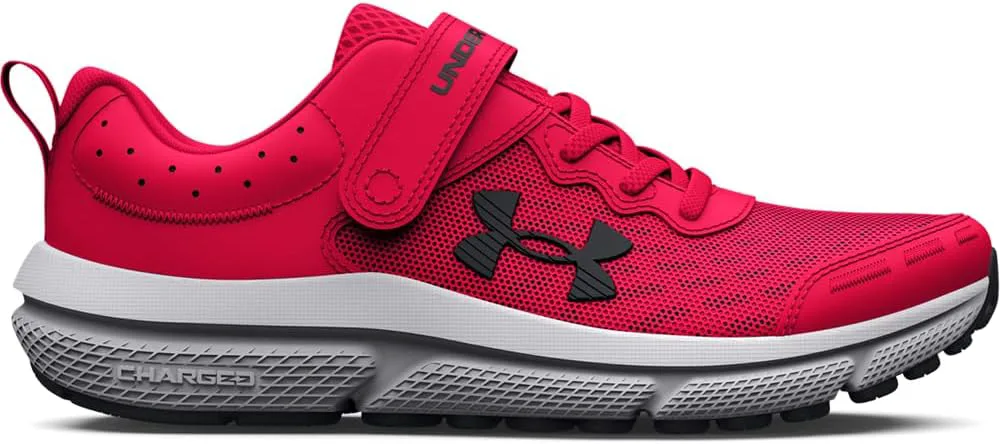 

Детские кроссовки Under Armour Assert 10 с альтернативной застежкой, красный/черный
