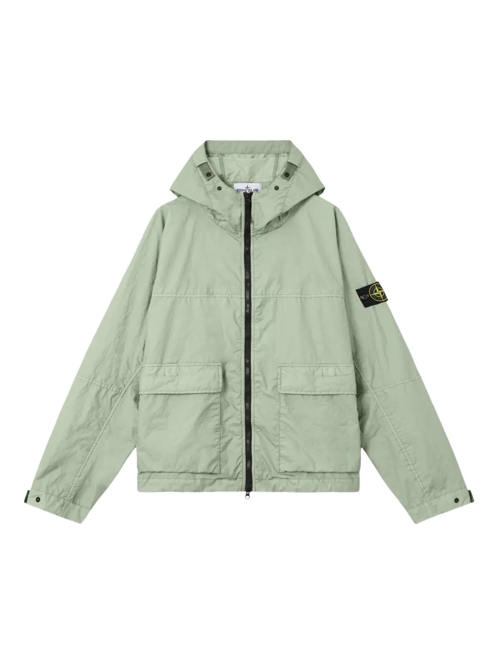

Куртка с нашивкой-логотипом Stone Island, зеленый