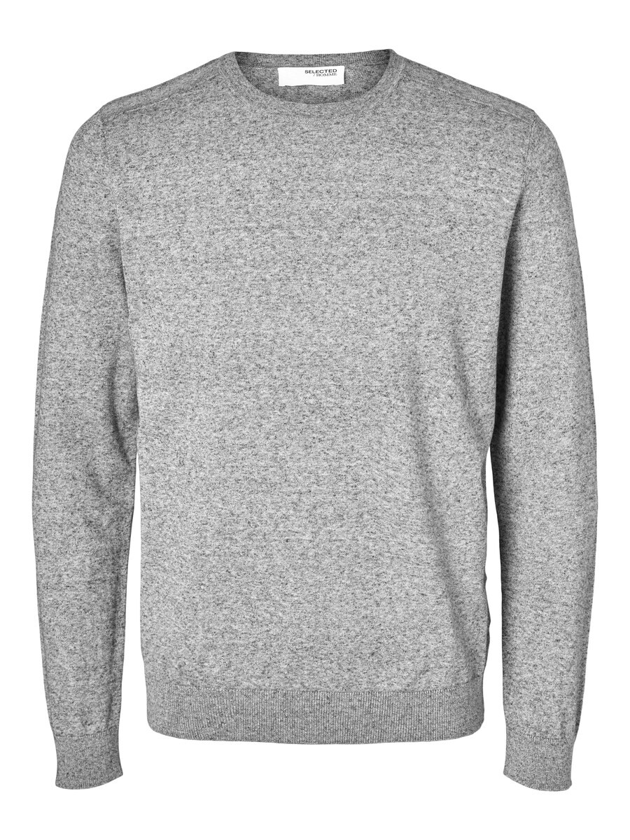 

Свитер SELECTED HOMME Regular fit Sweater SLHBerg, пятнистый серый