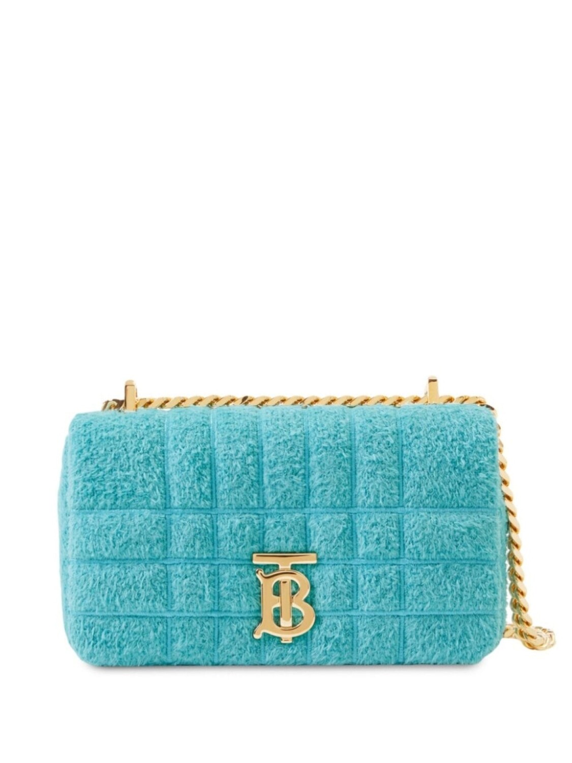

Стеганая сумка Burberry Lola, синий