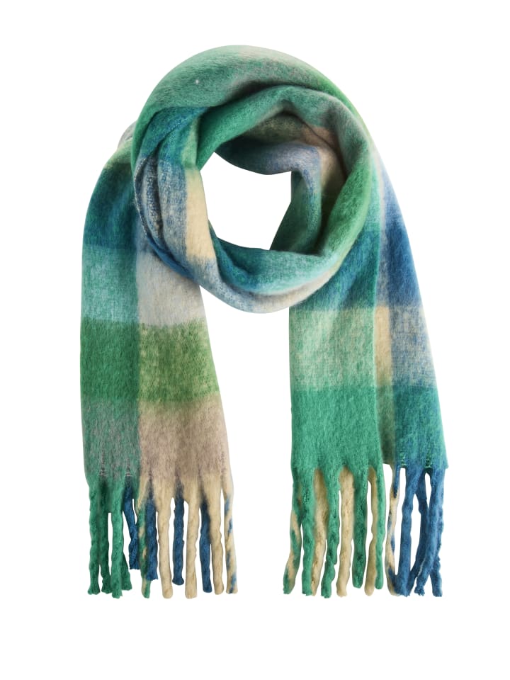 

Модный шарф сине-зеленого цвета Laura Scott