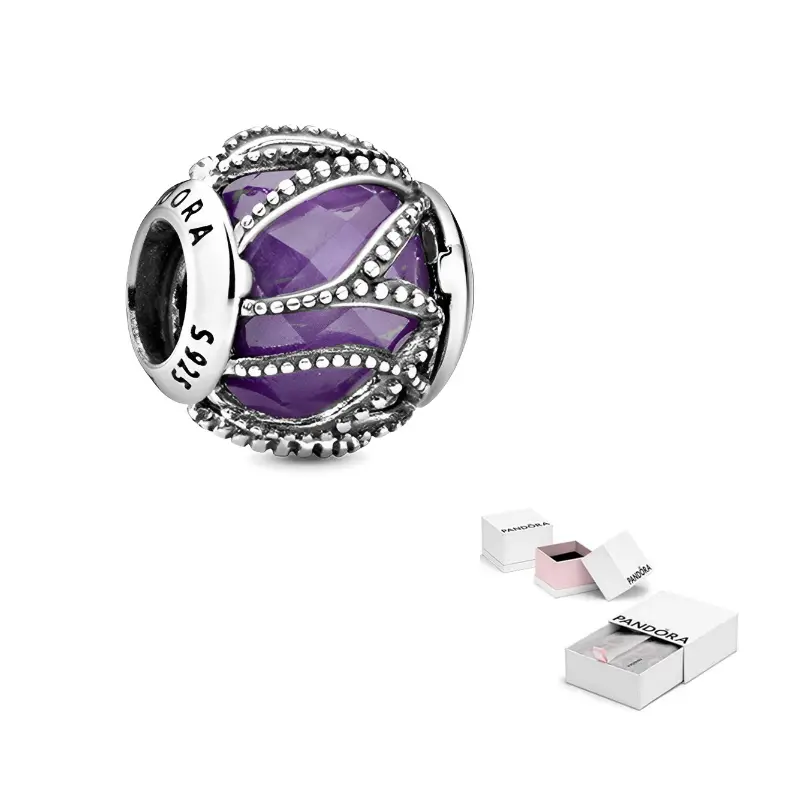 

Pandora 925 Sterling Silver Jewelry Accessories Unisex Purple