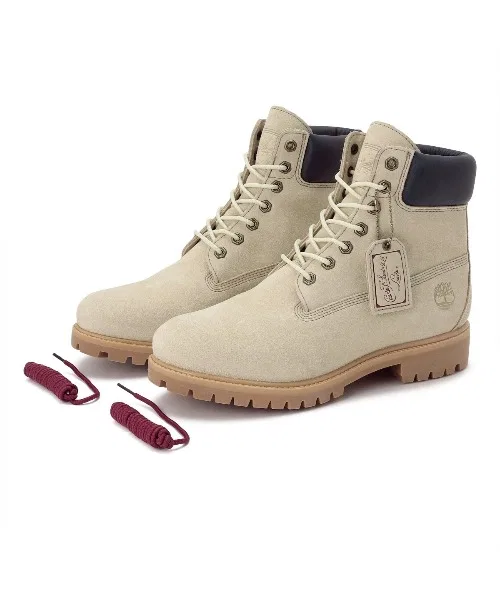 Ботинки Timberland 6in Premium Boots WP, бежевые, 400g утеплитель