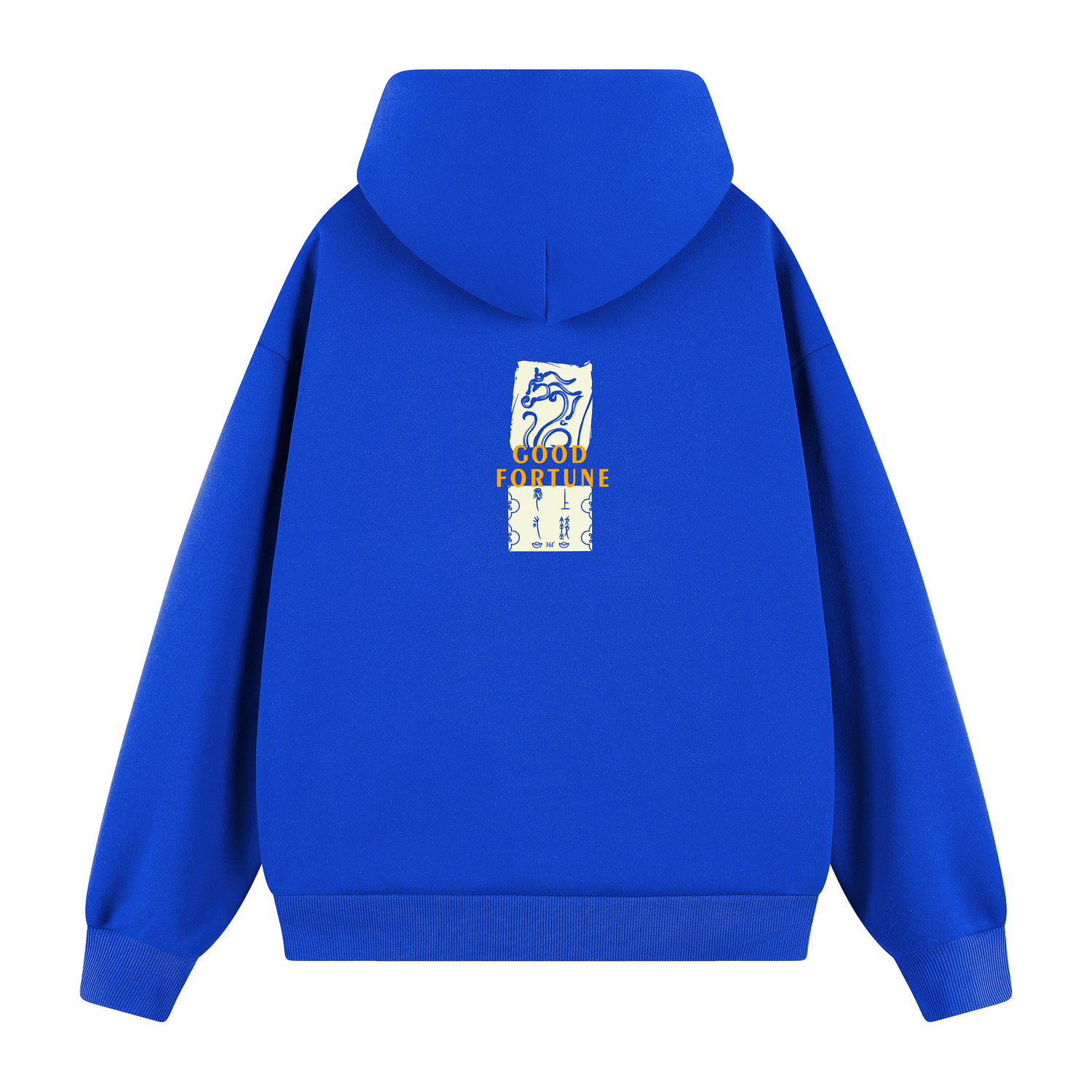 

Толстовка Unisex Hooded Moderate Regular 361°, rush синий