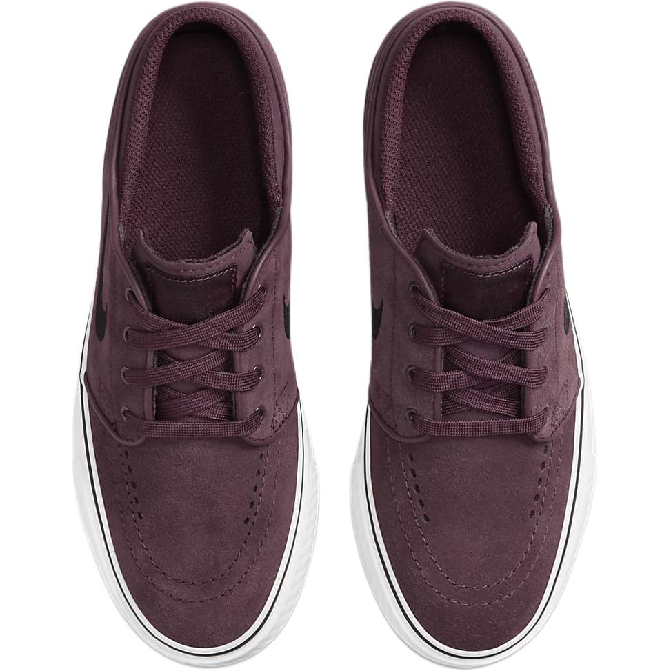 Кроссовки для скейтбординга SB Stefan Janoski Slip Resistant Abrasion Resistant низкие детские Burgundy для подростков Nike, белый/черный — фото 4