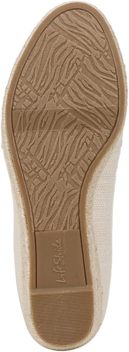 Лоферы LifeStride Kamilla Wedge Espadrilles, цвет Cream Linen — фото 3