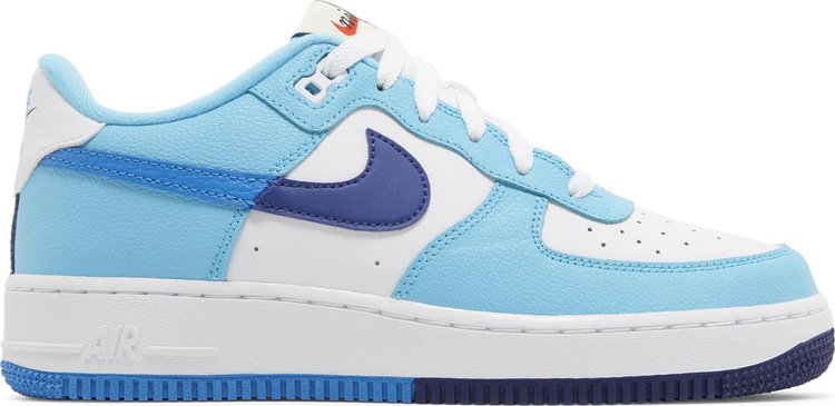 

Кроссовки Air Force 1 LV8 2 GS 'Split - Light Photo Blue', синий