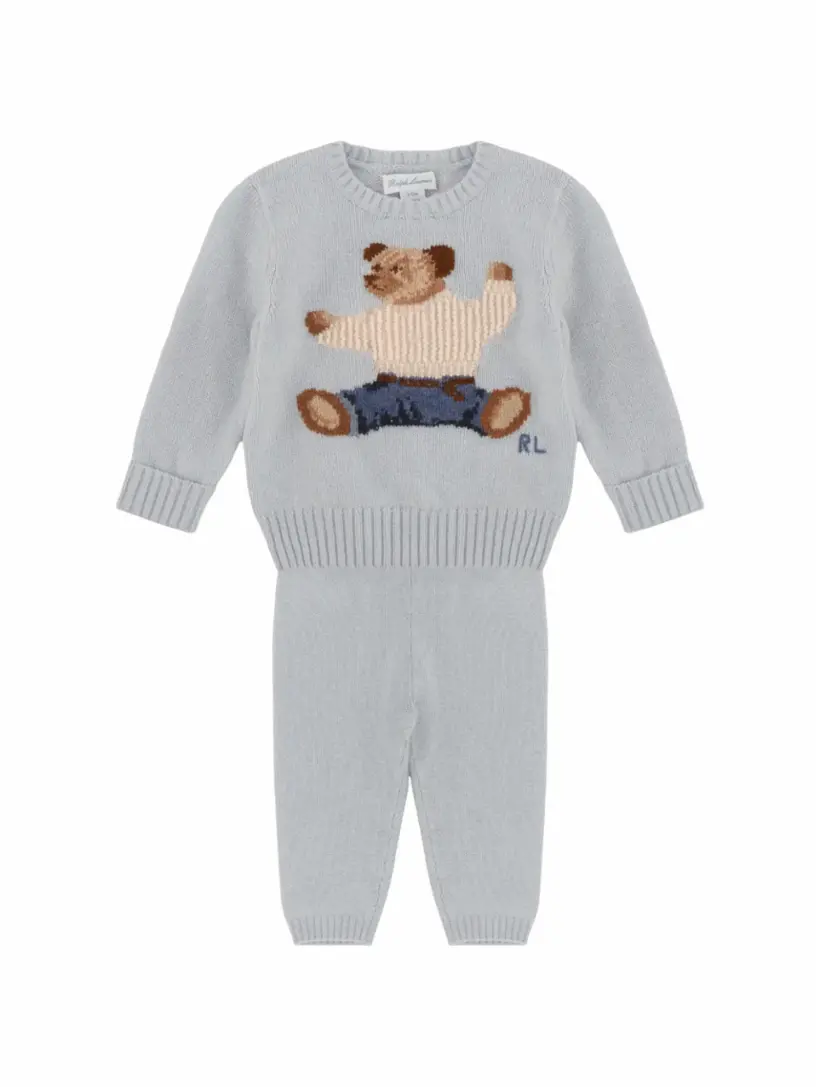 

Набор из джемпера и джоггеров Polo Bear Ralph Lauren, синий