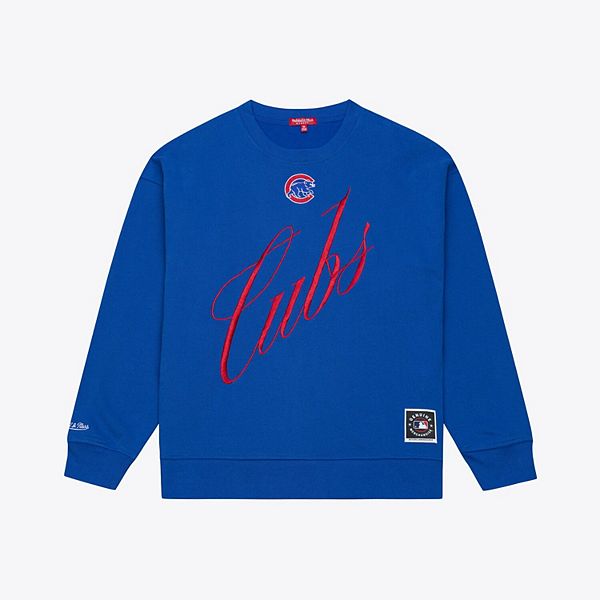 

Женский свитшот с надписью Chicago Cubs Mitchell & Ness